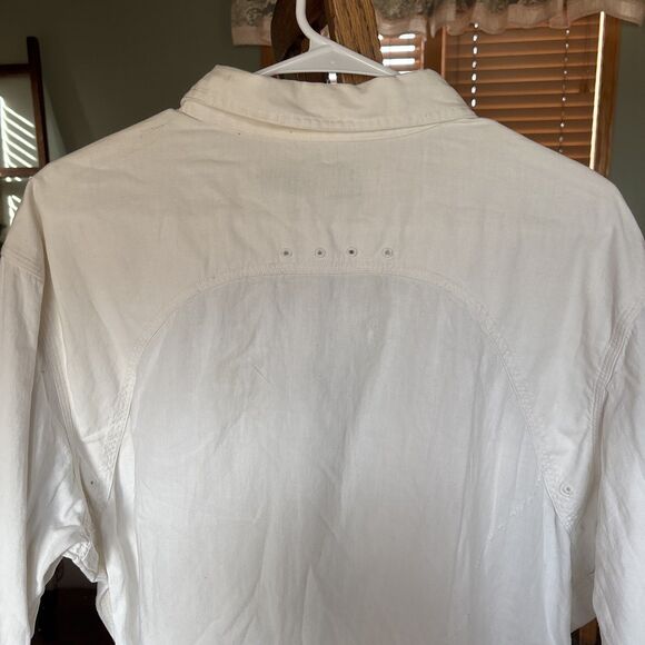 Vintage Polo Ralph Lauren Button Up Shirt Mens Size XL White - Picture 6 of 9